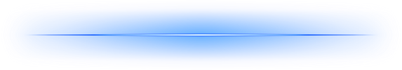 Glowing Blue Neon Line Light